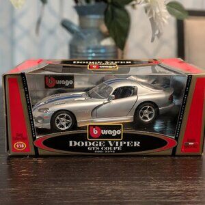 BBURAGO 1/18 Gold Collection DODGE VIPER GTS COUPE Made in Italy Cod. 3375